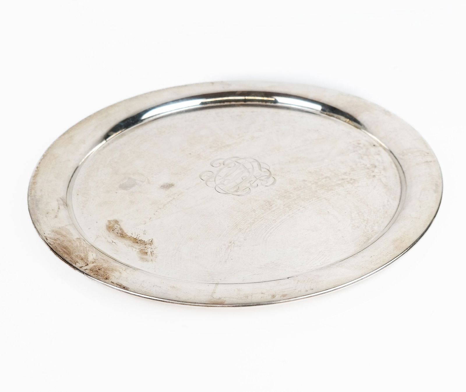 Gorham Sterling Silver Round Tray (1 of 6)