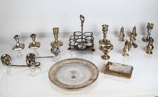 Assorted Sterling Silver Weighted Articles