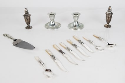 Assorted Silver-Mounted Articles