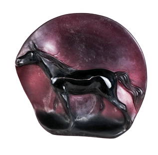 Daum Amethyst Pate de Verre 