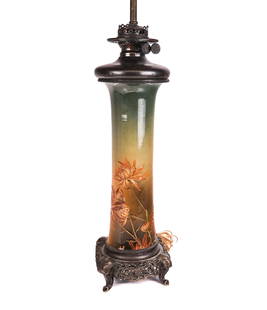 Art Pottery Vase Mounted as a Lamp