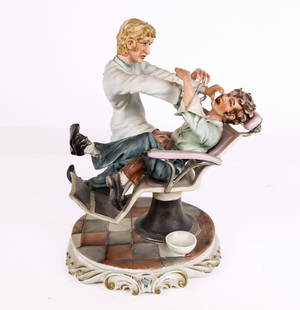 Capodimonte Porcelain Figurine of Dentist