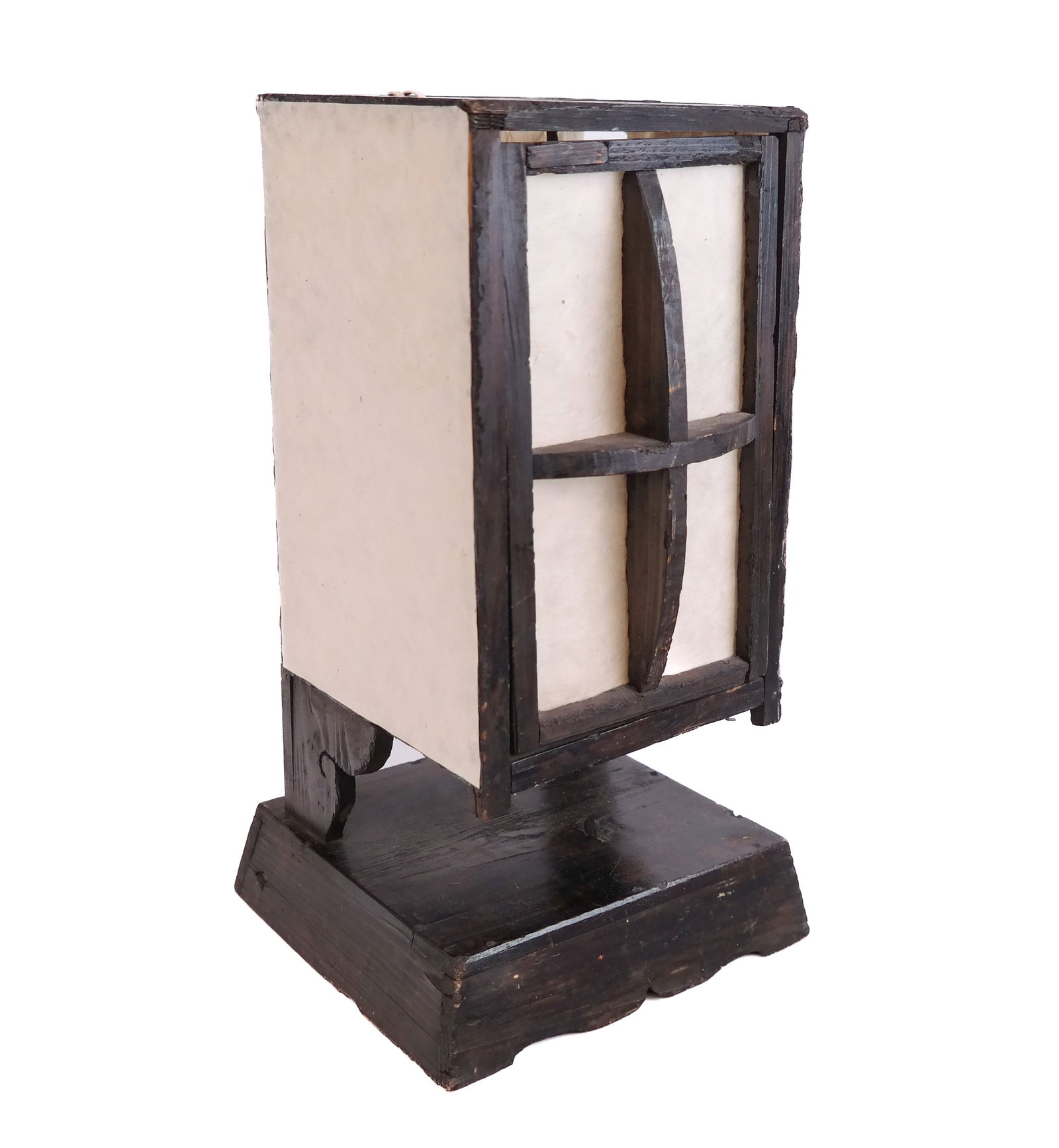 Japanese Wood and Rice Paper Lantern Candle Holder (1 of 8)