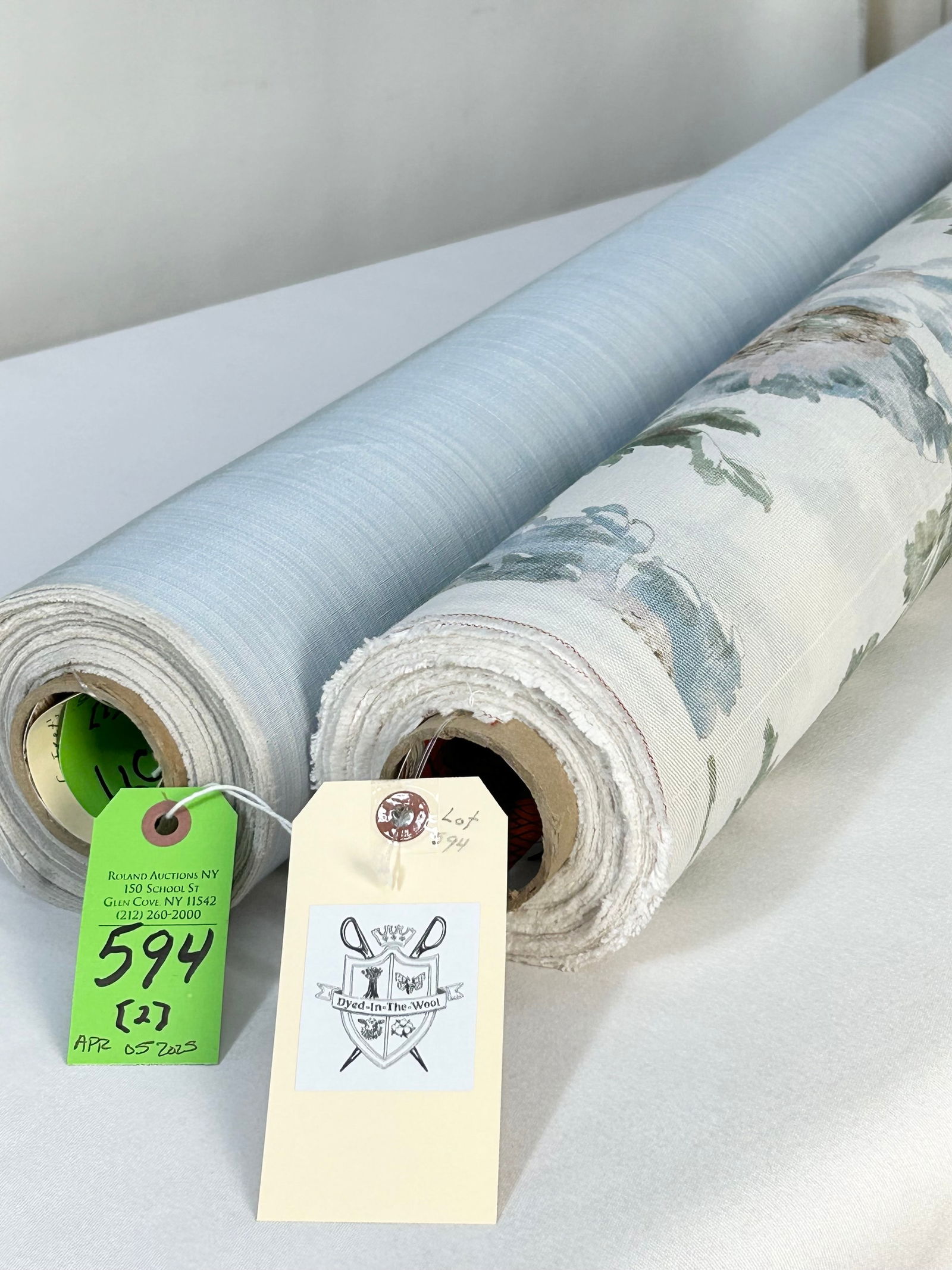 Colefax & Fowler Print And Fret Custom Blue Fabric (1 of 8)