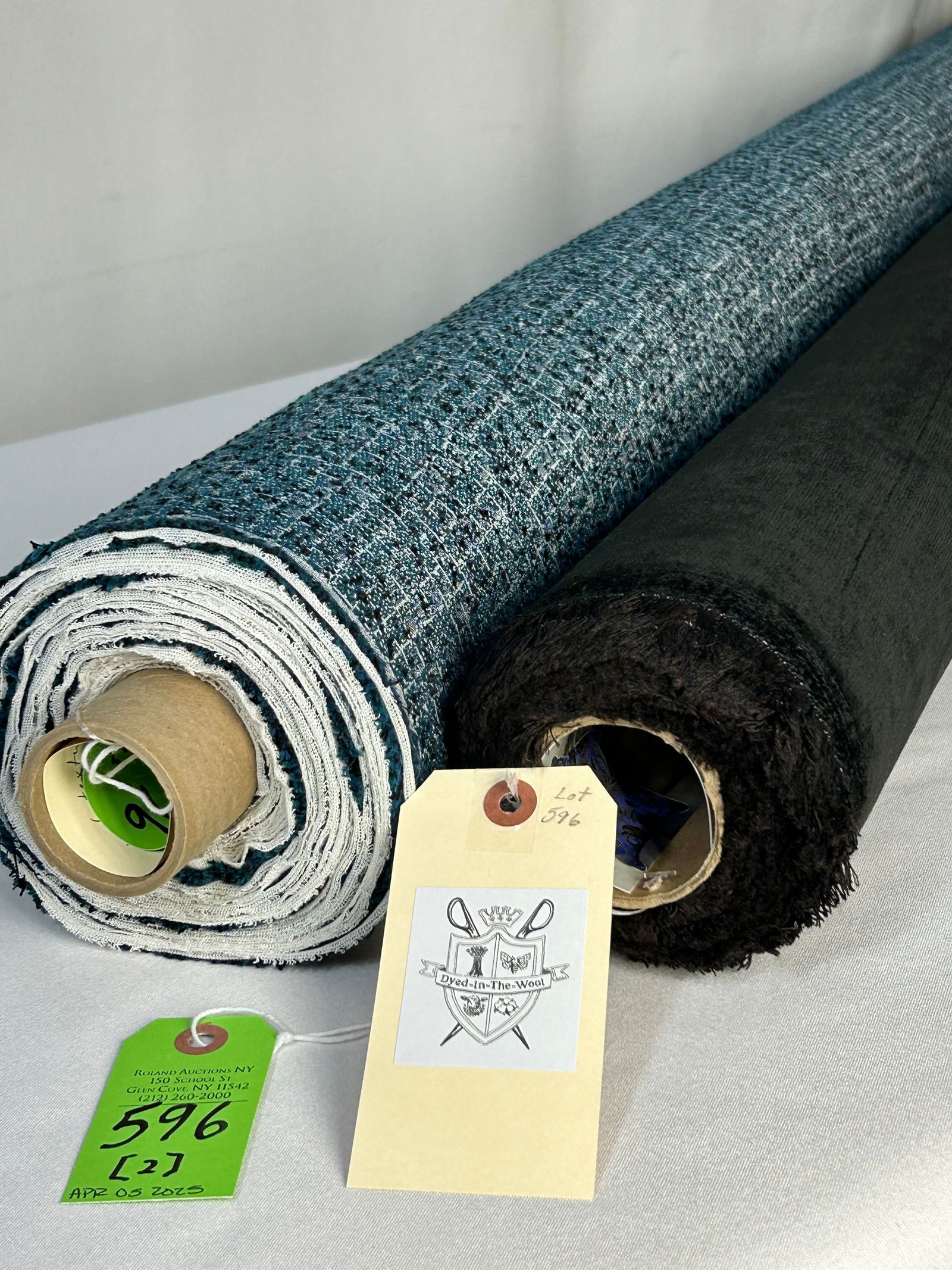 Black Chenille And Textured Jacquard Fabrics (1 of 5)