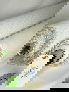 Wide Linen Sheer And Rose Uniacke Wool Fabric