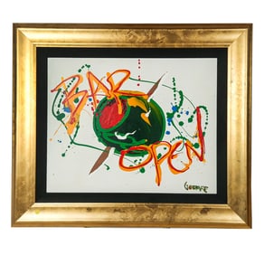 Michael GODARD: "Bar Open" - Painting