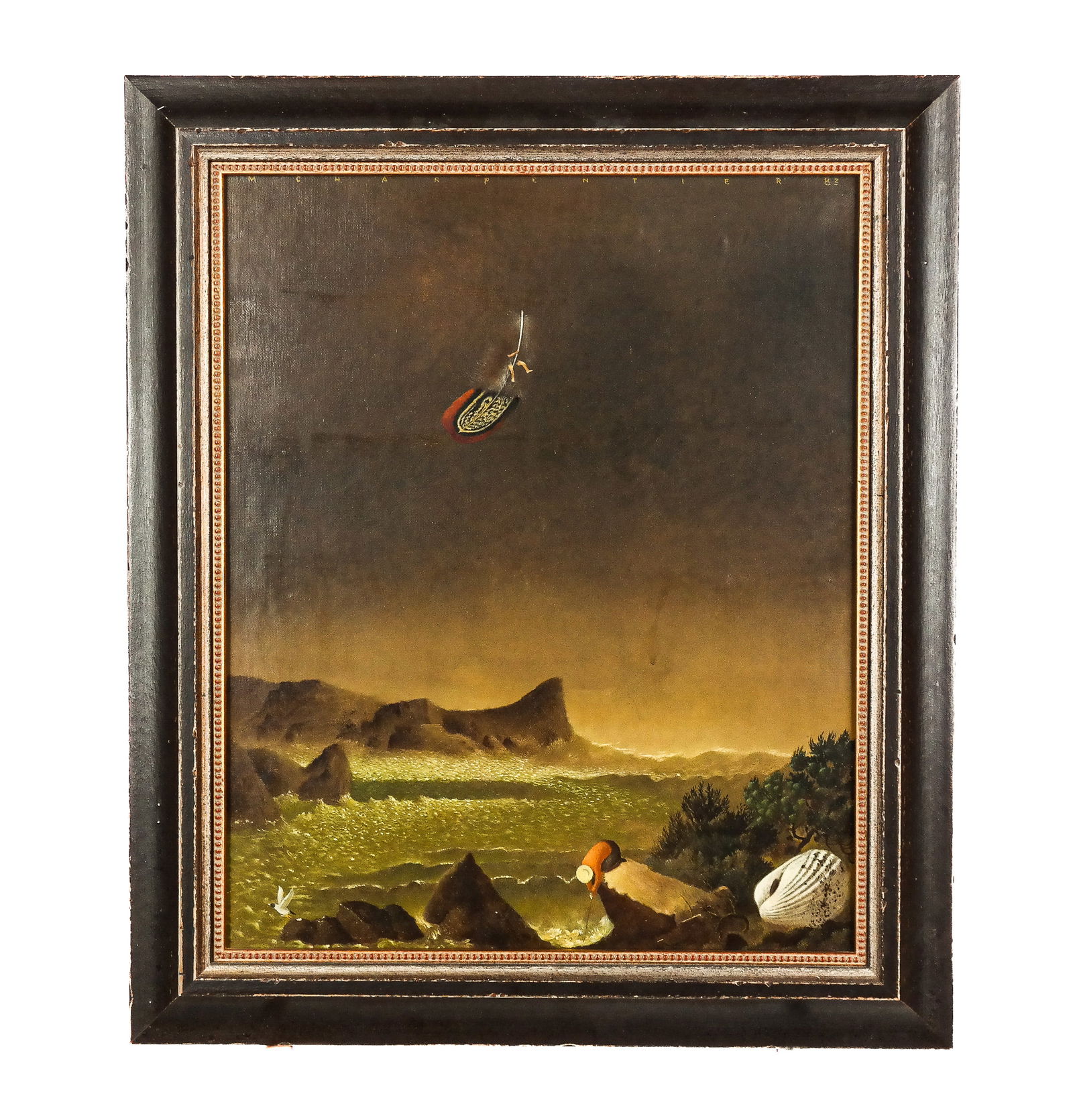 Michel CHARPENTIER: "Icarus" - Oil Painting (1 of 7)