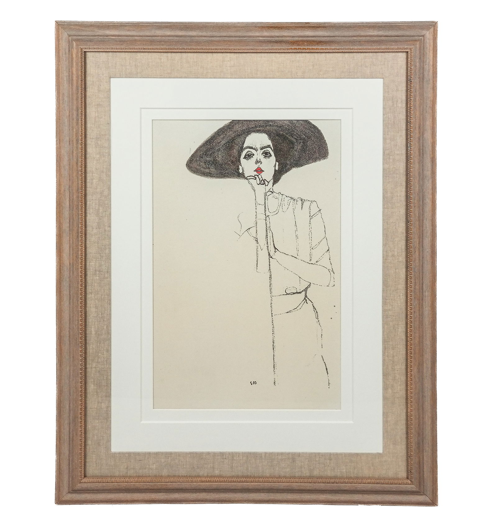 Egon SCHIELE: Woman Portrait - Print (1 of 7)