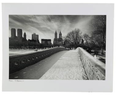 Henri SILBERMAN: Central Park - B & W Photograph