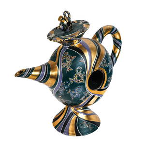 Joan TAKAYAMA Signed Ceramic Teapot