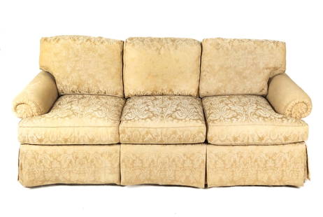 American Lawson Gold-Upholstered Sofa