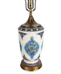 Emaux de Longwy Earthenware Lamp