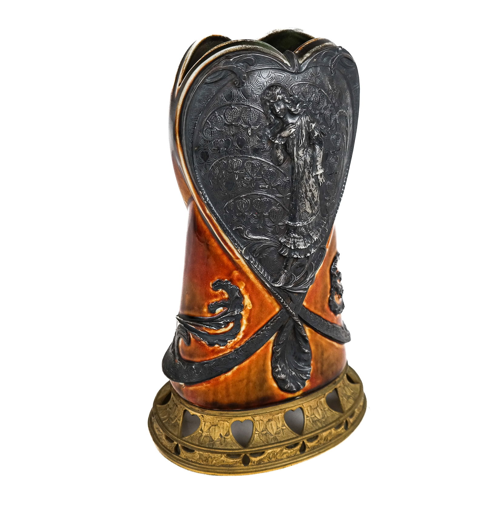 Charles Louchet Art Nouveau Vase (1 of 11)