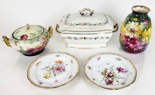 Hand-Painted Porcelain Tableware, 5