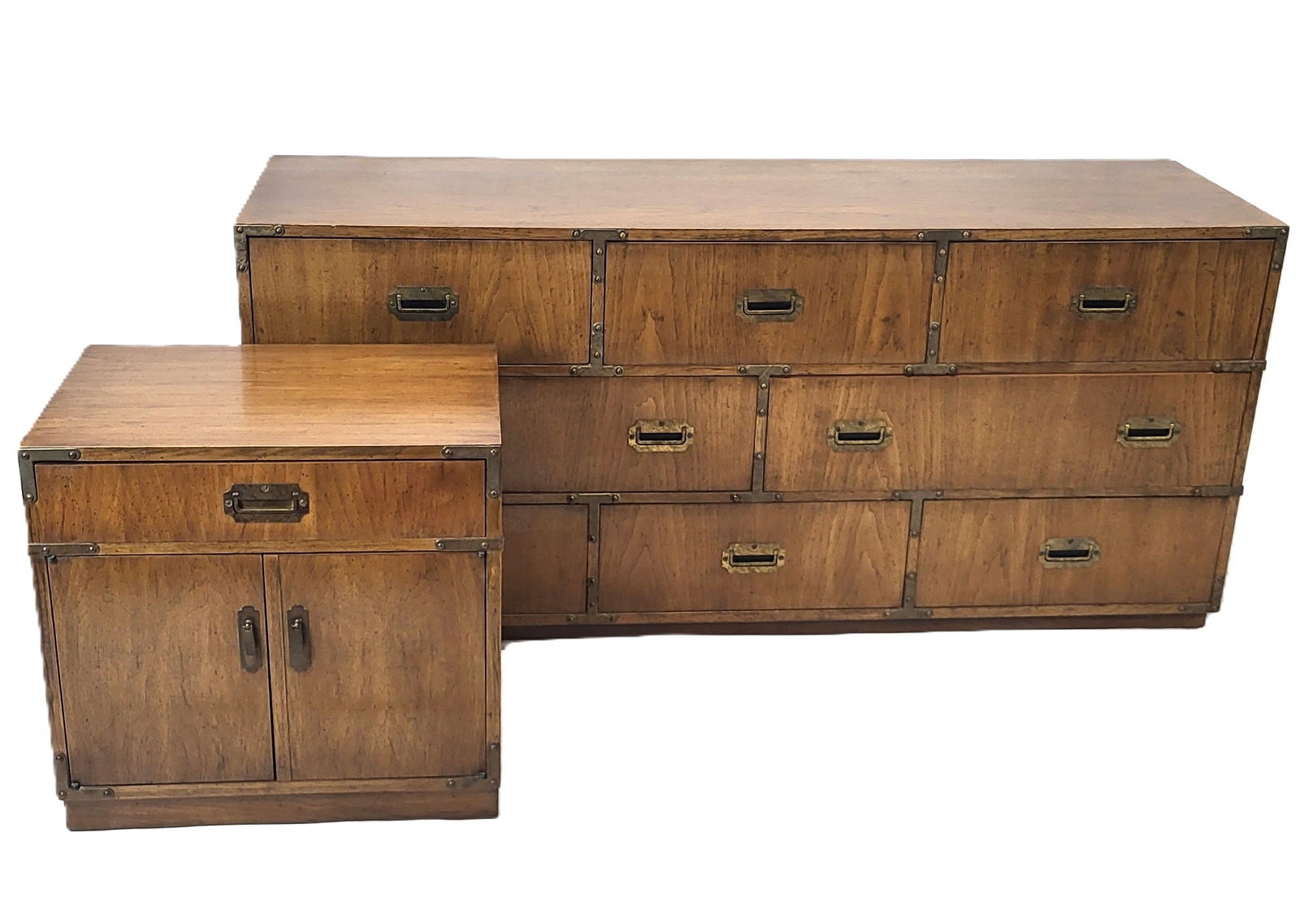 Two-Piece Campaign Bedroom Suite (1 of 20)