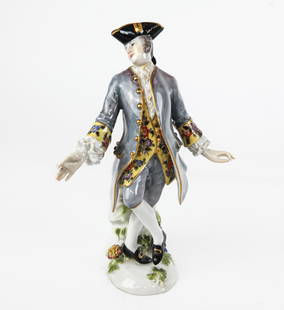 Meissen Porcelain Figure of a Gentleman Dancing