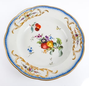 Meissen Polychrome Porcelain Plates, 17