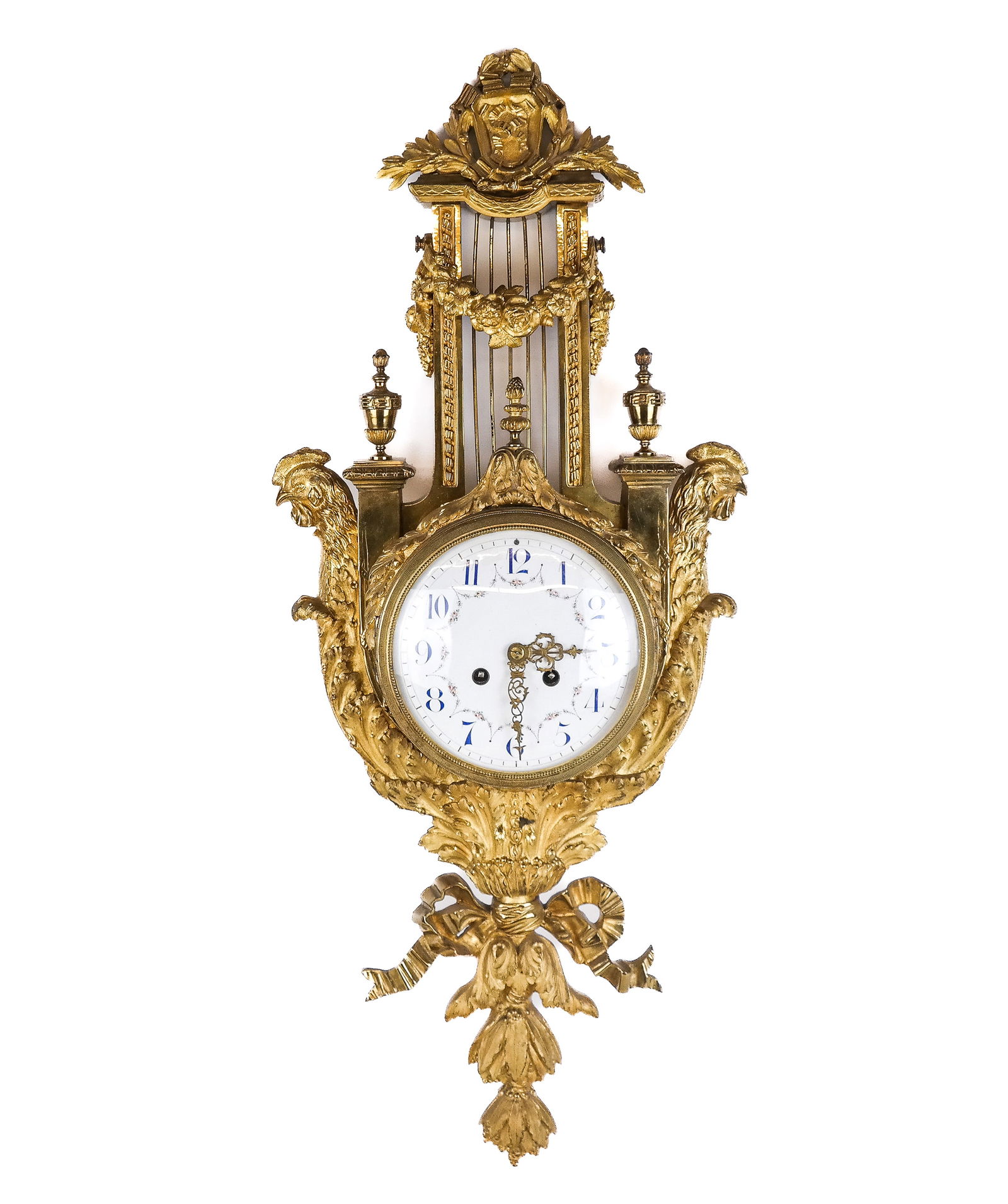 Louis XV Bronze Dore Cartel Clock (1 of 18)