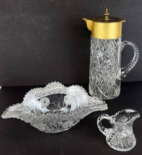 American Brilliant Cut Crystal and Glass Tableware