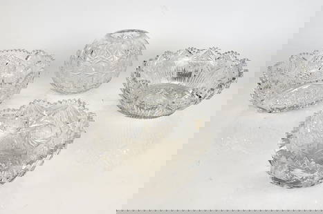 American Brilliant Cut Crystal and Glass Tableware