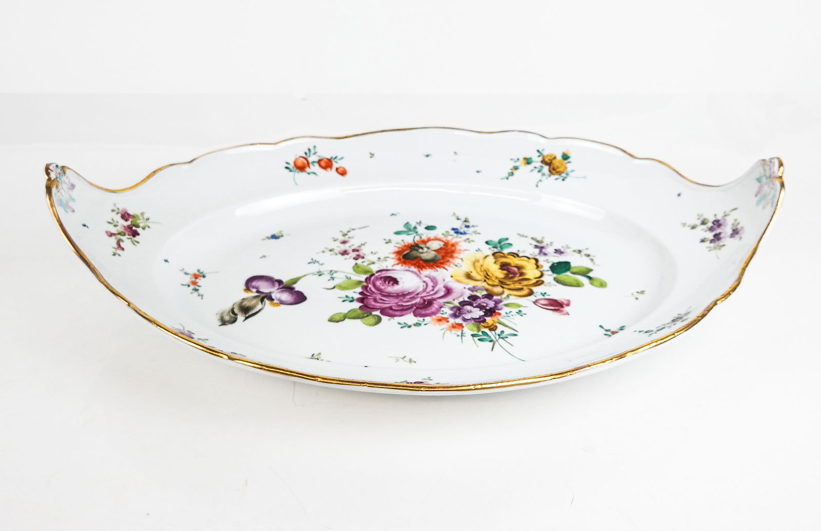 Meissen Porcelain Polychrome Decorated Platter (1 of 12)