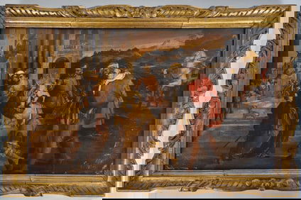 Return of the Prodigal Son Old Master Oil/Canvas