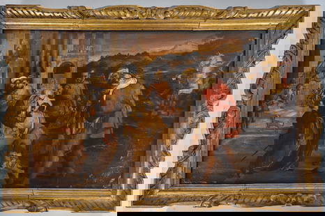 Return of the Prodigal Son Old Master Oil/Canvas
