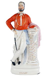 Antique Staffordshire Figure of Garibaldi