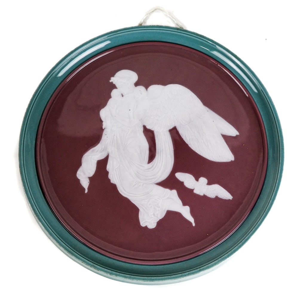 French Porcelain Pate-sur-pate Plaque (1 of 8)