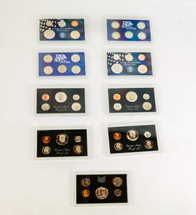 Group of 7 U.S. Coin Proof Sets, 7
