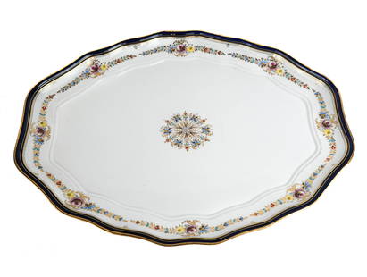 After Meissen Porcelain Platter