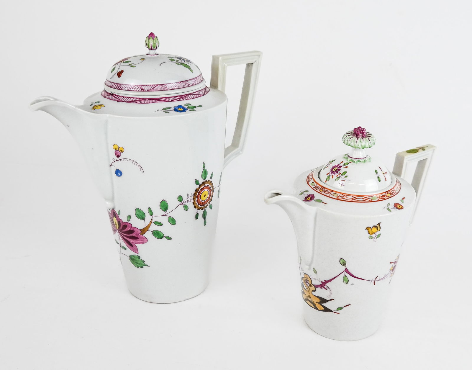 Two Meissen-Inspired Porcelain Teapots (1 of 10)