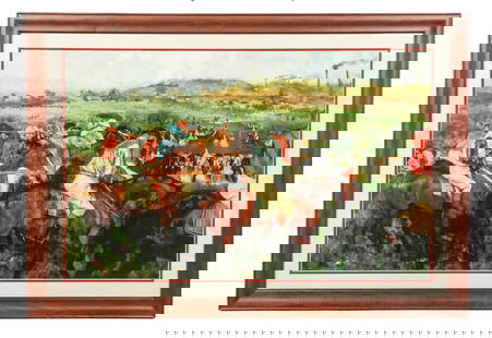 After Greg NEWBOLD: Equestrian Print