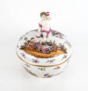KPM Decorated Porcelain Soup Tureen
