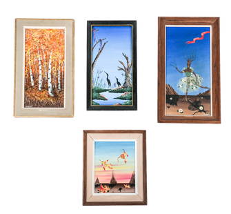 Four Lockhart Signed Paintings, 4
