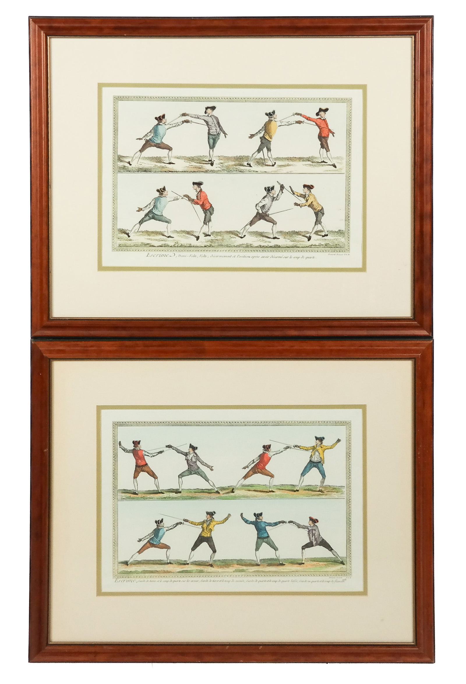 After Robert BENARD, Hand Tinted Engravings, 2 (1 of 9)