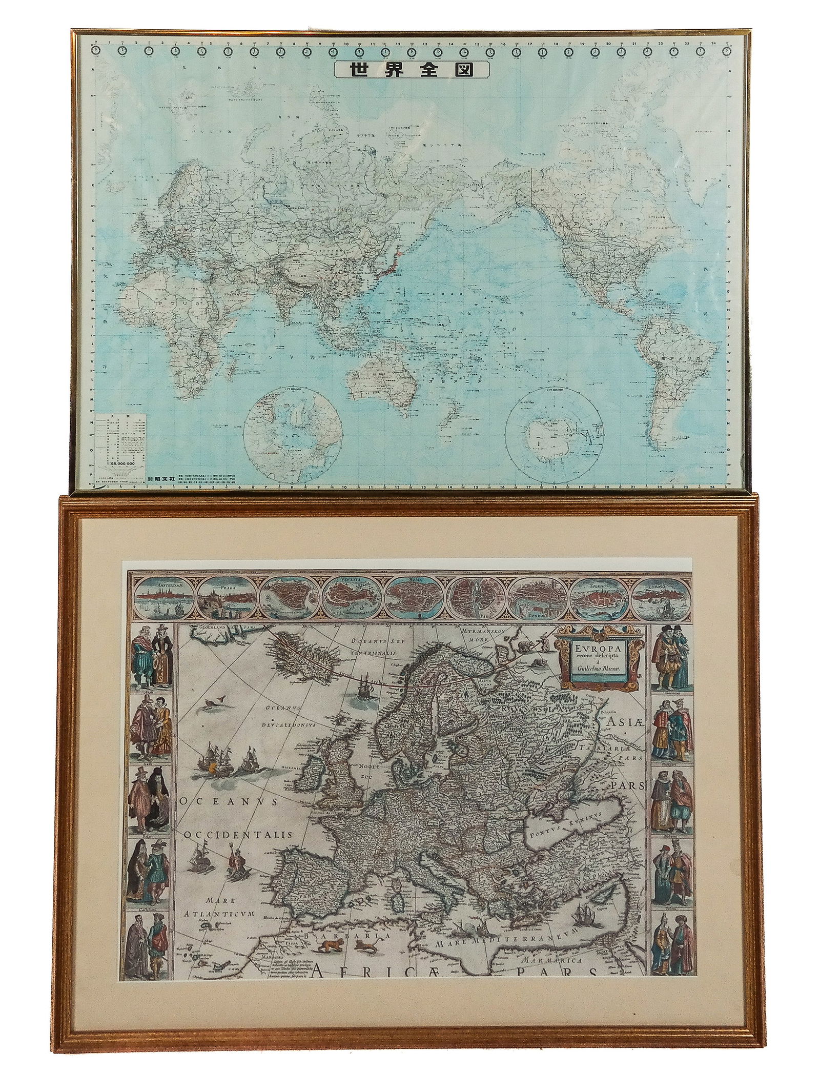 Two Framed Maps (1 of 18)