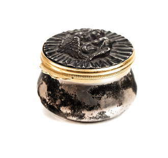 Buccellati Sterling Silver and Metal Pill Box