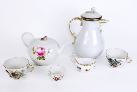 Meissen & After Meissen Porcelain Tablewares, 6