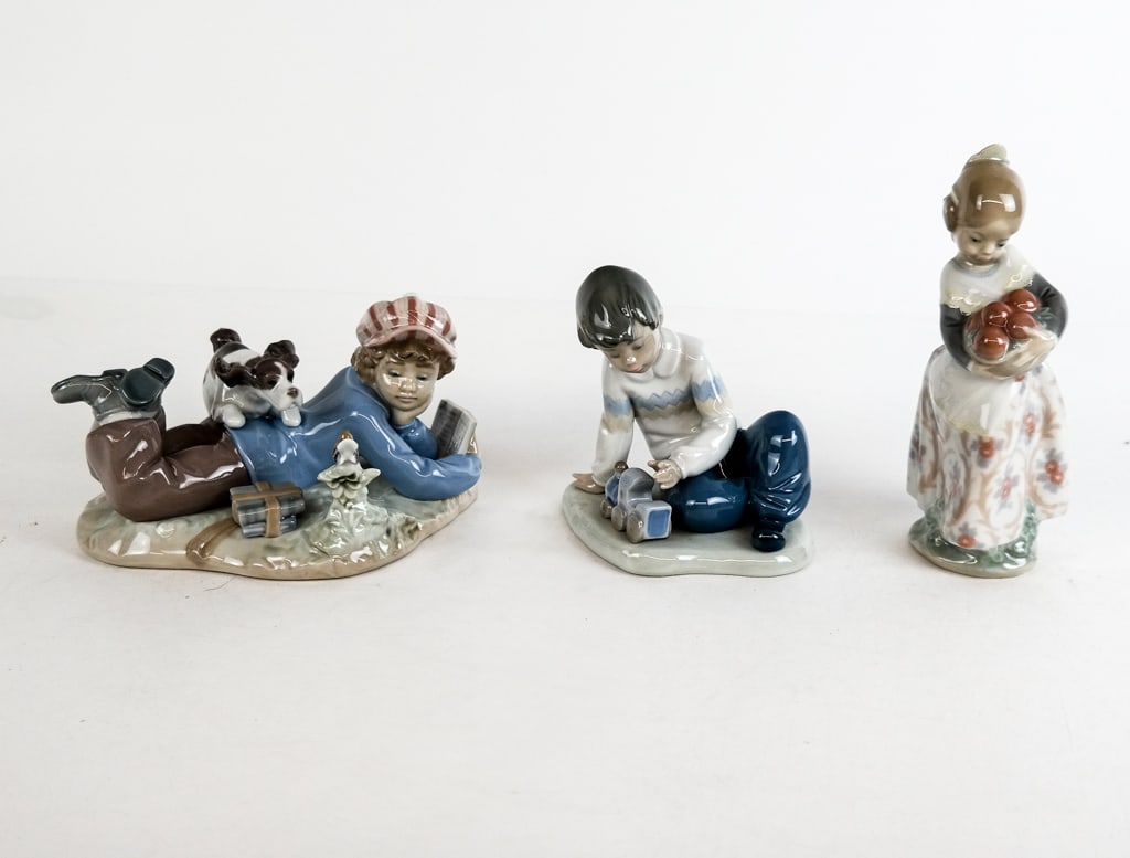 Group Lladro Porcelain Figurines, 3 (1 of 14)