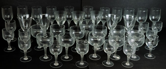 Mixed Group Crystal Stemware, 42