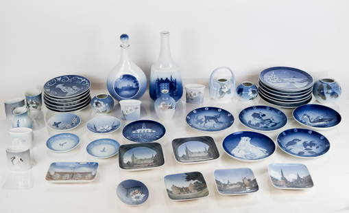 Royal Copenhagen Assorted Porcelain Tablewares, 30