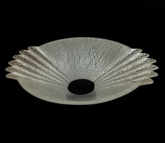 Alfredo Barbini Murano Art Glass Center Bowl