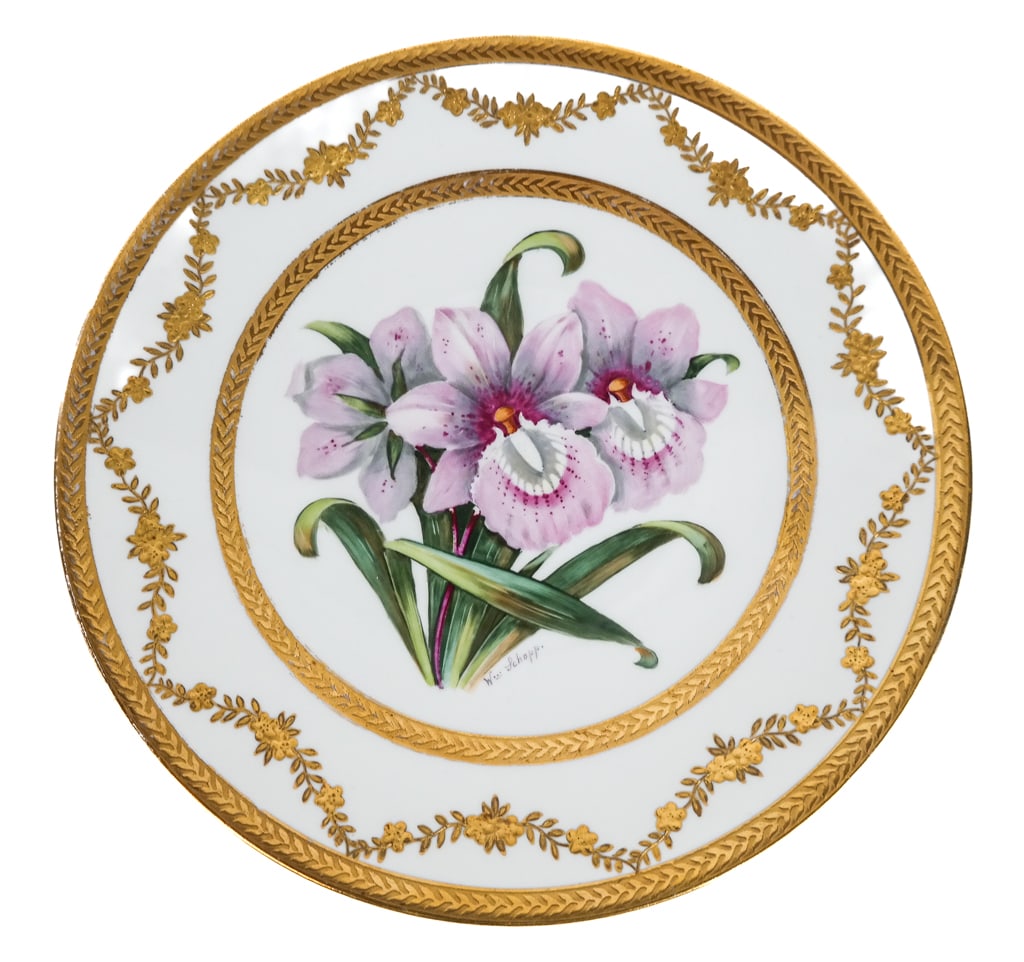 Jean Pouyat Flower Cabinet Plates, 6 (1 of 10)