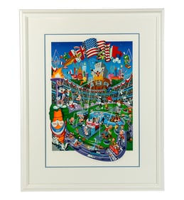 Melanie Taylor Kent "Olympic Centoonial" Serigraph