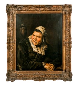 After Frans HALS, Dutch Oil on Canvas Portrait