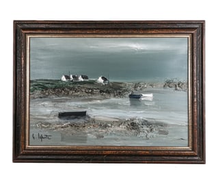 Georges LAPORTE Oil and Canvas Seascape