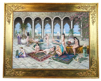 Kristina NEMETHY Neoclassical Scene on Canvas