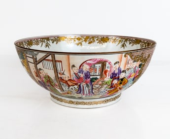 Chinese Qing Dynasty Famille Rose Bowl